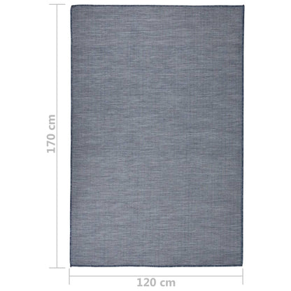 vidaXL Outdoor Rug | Blue | Polypropylene | 120 x 170 cm