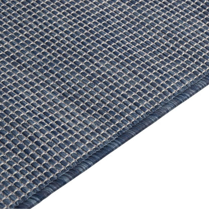 vidaXL Outdoor Flatweave Rug 160x230 cm Blue