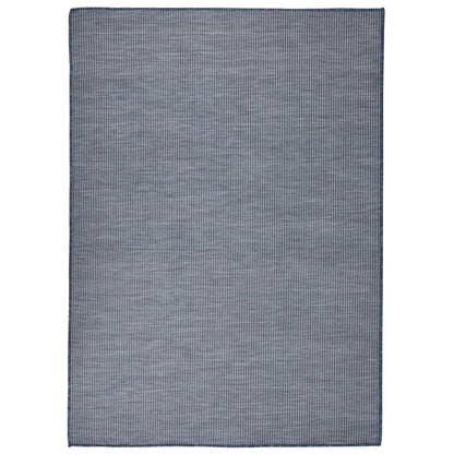 vidaXL Outdoor Flatweave Rug 200x280 cm Blue