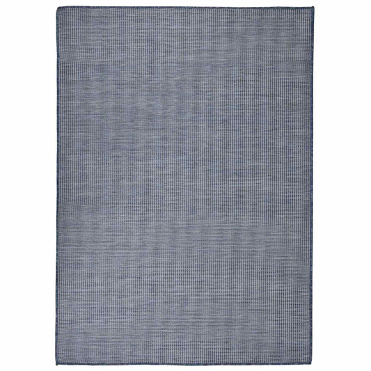 vidaXL Outdoor Flatweave Rug 200x280 cm Blue