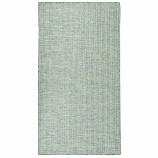 vidaXL Outdoor Flatweave Rug 80x150 cm Turquoise