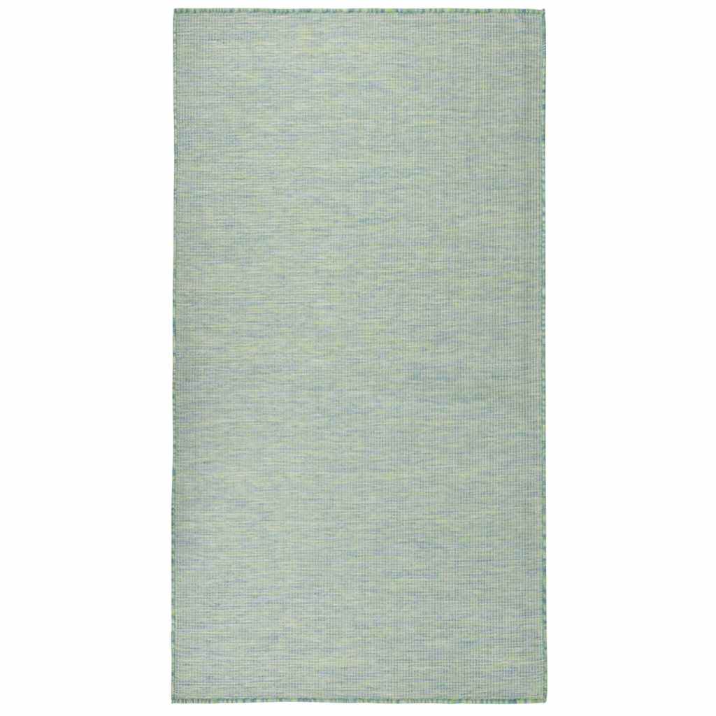 vidaXL Outdoor Flatweave Rug 80x150 cm Turquoise