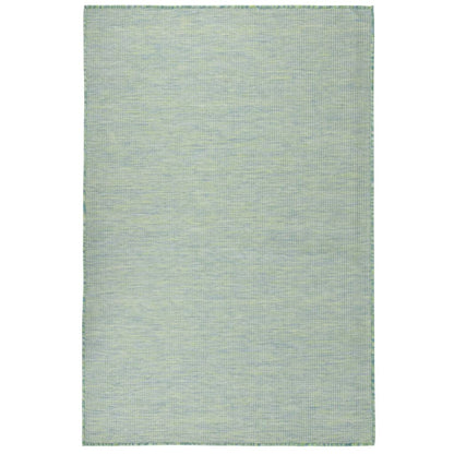 vidaXL Outdoor Flatweave Rug 120x170 cm Turquoise