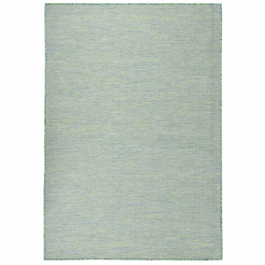 vidaXL Outdoor Flatweave Rug 160x230 cm Turquoise