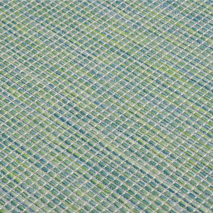 vidaXL Outdoor Flatweave Rug 160x230 cm Turquoise