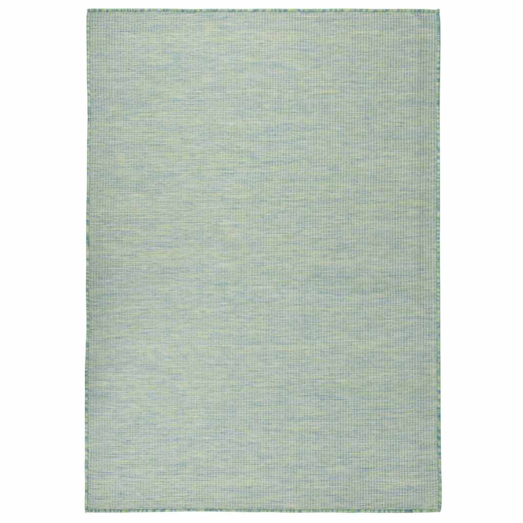 vidaXL Outdoor Flatweave Rug 200x280 cm Turquoise