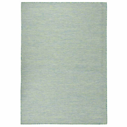 vidaXL Outdoor Flatweave Rug 200x280 cm Turquoise