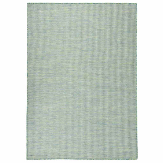 vidaXL Outdoor Flatweave Rug 200x280 cm Turquoise