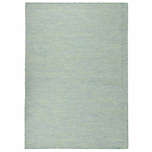 vidaXL Outdoor Flatweave Rug 200x280 cm Turquoise