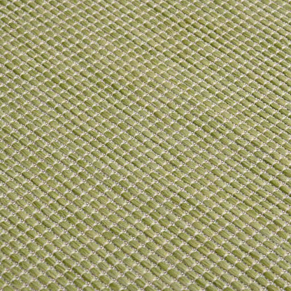 vidaXL Outdoor Flatweave Rug 80x150 cm Green