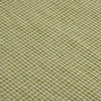 vidaXL Outdoor Flatweave Rug 120x170 cm Green