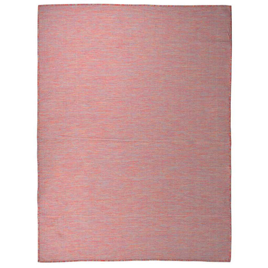 vidaXL Outdoor Flatweave Rug 120x170 cm Red