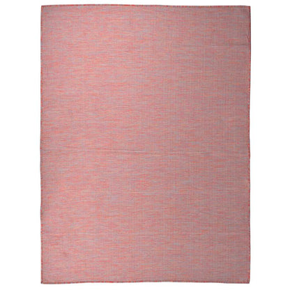 vidaXL Outdoor Flatweave Rug 120x170 cm Red