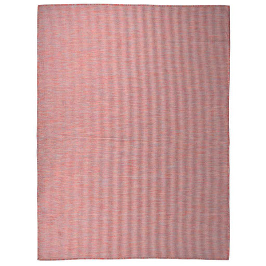 vidaXL Outdoor Flatweave Rug 120x170 cm Red