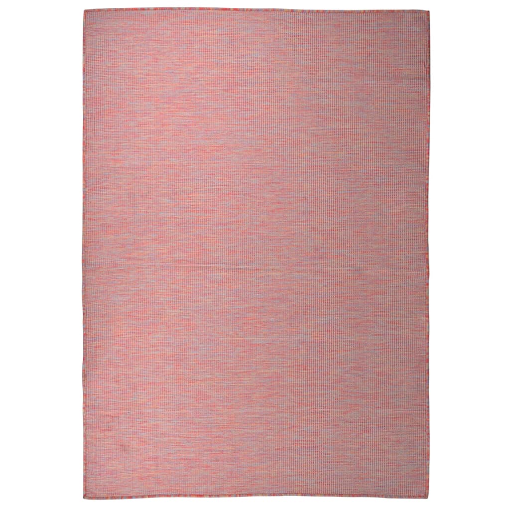 vidaXL Outdoor Rug | Red | Polypropylene | 140 x 200 cm | Heavy Duty