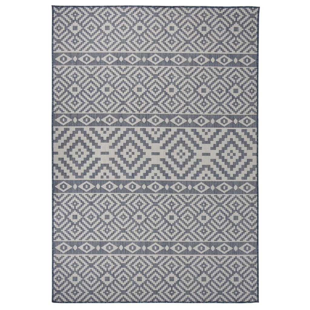 vidaXL Outdoor Rug | Blue | Polypropylene | 160 x 230 cm | UV-resistant