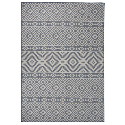 vidaXL Outdoor Rug | Blue | Polypropylene | 160 x 230 cm | UV-resistant