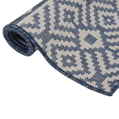 vidaXL Outdoor Rug | Blue | Polypropylene | 160 x 230 cm | UV-resistant