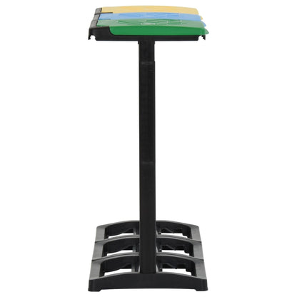 vidaXL Bin Bag Stands with Lid 240-330 L Multicolour PP