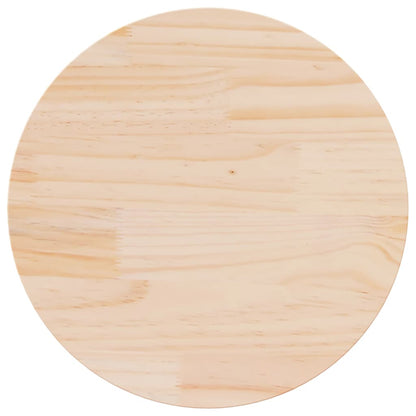 vidaXL Table Top Ø70x2.5 cm Solid Wood Pine