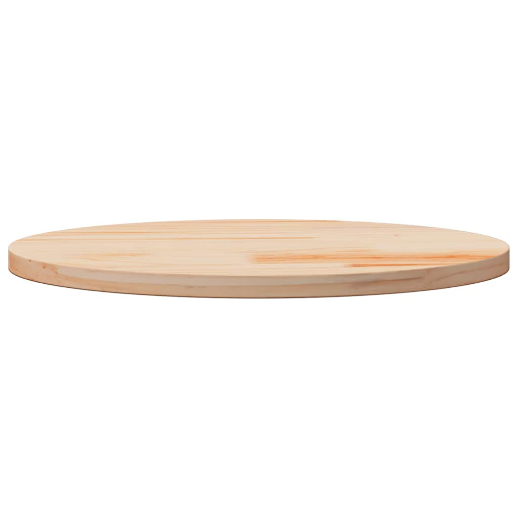 vidaXL Table Top Ø70x2.5 cm Solid Wood Pine