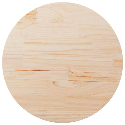 vidaXL Table Top Ø80x2.5 cm Solid Wood Pine