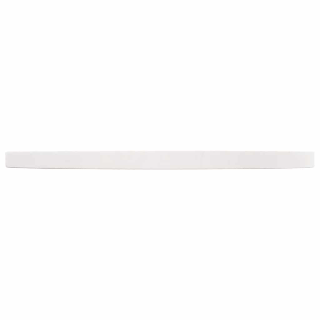vidaXL Table Top White Ø50x2.5 cm Solid Wood Pine