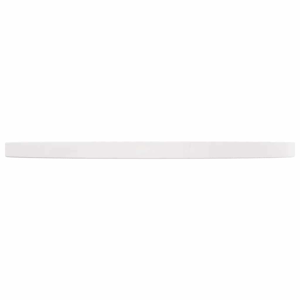 vidaXL Table Top White Ø60x2.5 cm Solid Wood Pine