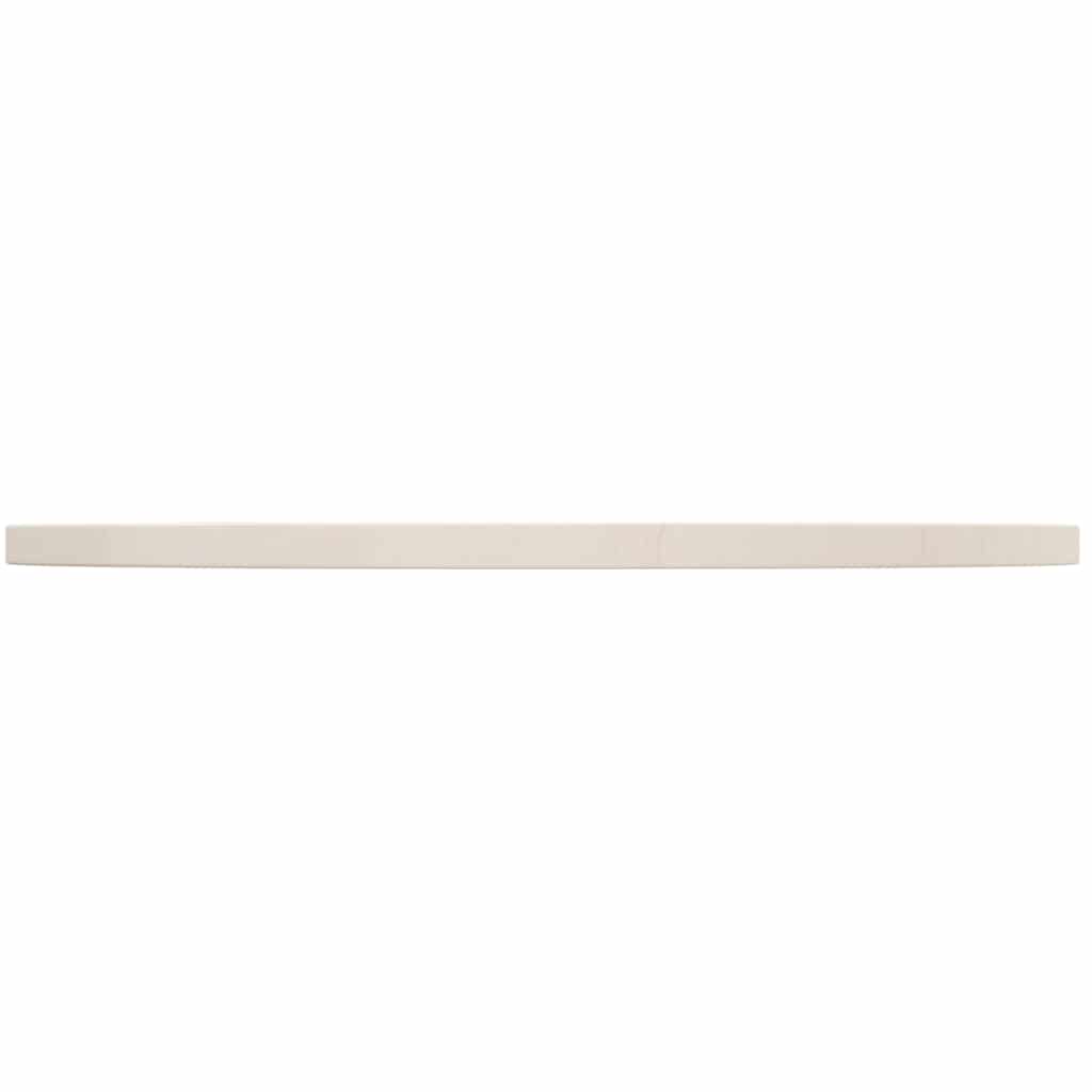 vidaXL Table Top White Ø70x2.5 cm Solid Wood Pine