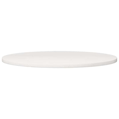 vidaXL Table Top White Ø80x2.5 cm Solid Wood Pine