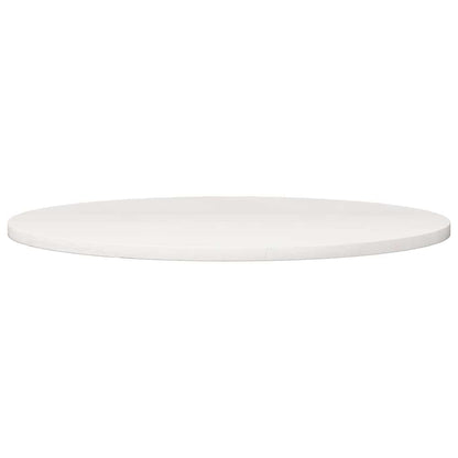 813656 vidaXL Table Top White Ø80x2,5 cm Solid Wood Pine