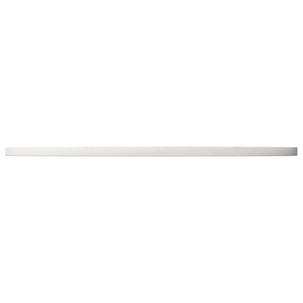 vidaXL Table Top White Ø80x2.5 cm Solid Wood Pine