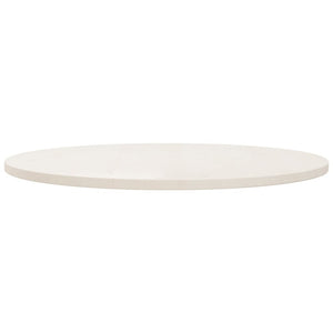 vidaXL Table Top White Ø90x2.5 cm Solid Wood Pine