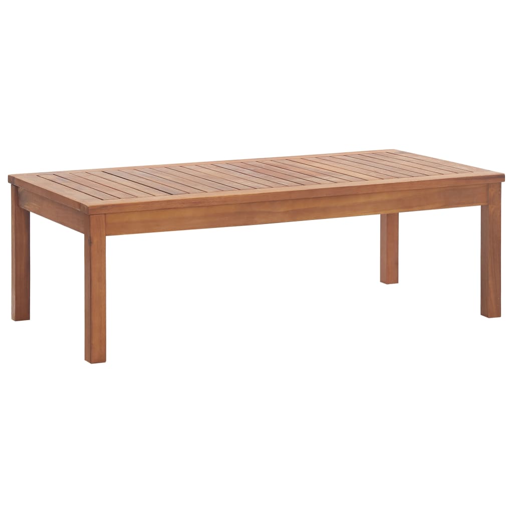 vidaXL 4 Piece Garden Lounge Set with Cushions Solid Wood Acacia