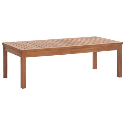 vidaXL 4 Piece Garden Lounge Set with Cushions Solid Wood Acacia