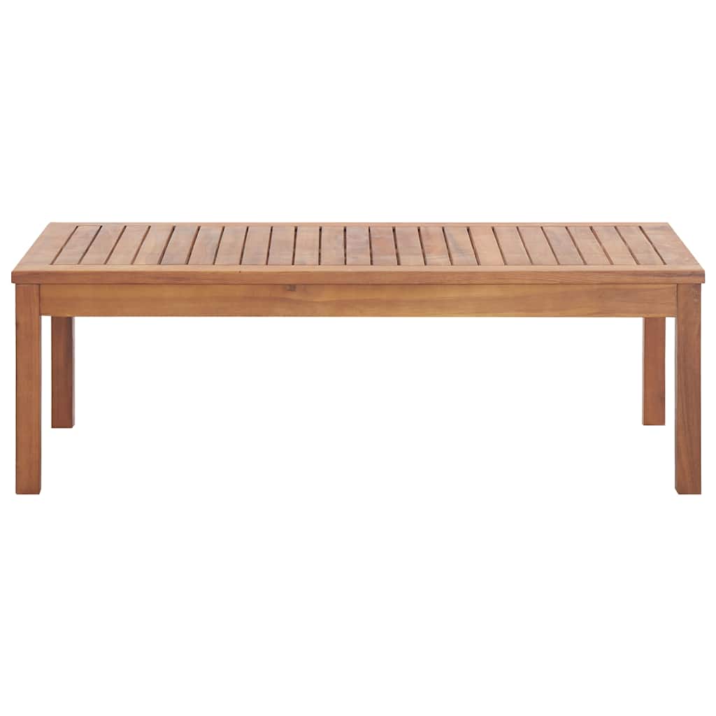 vidaXL 4 Piece Garden Lounge Set with Cushions Solid Wood Acacia