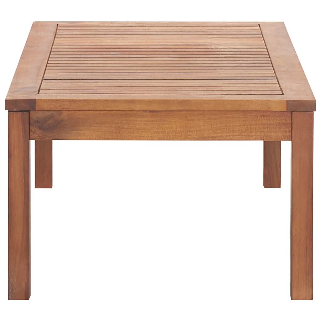 vidaXL 4 Piece Garden Lounge Set with Cushions Solid Wood Acacia