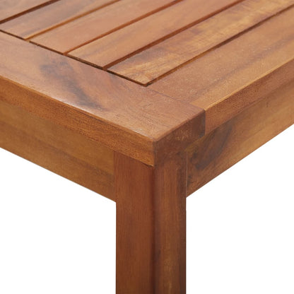 vidaXL 4 Piece Garden Lounge Set with Cushions Solid Wood Acacia