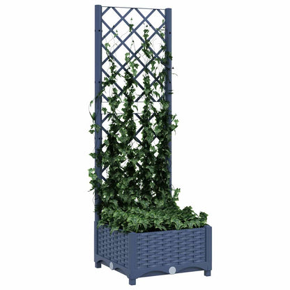 vidaXL Garden Planter | Blue grey | Polypropylene | Large | Planters