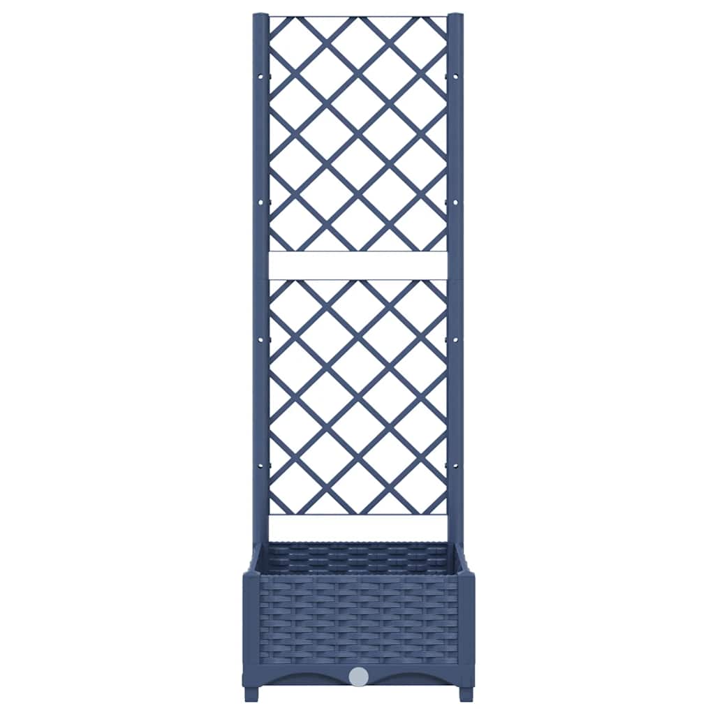 vidaXL Garden Planter | Blue grey | Polypropylene | Large | Planters