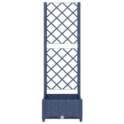 vidaXL Garden Planter | Blue grey | Polypropylene | Large | Planters