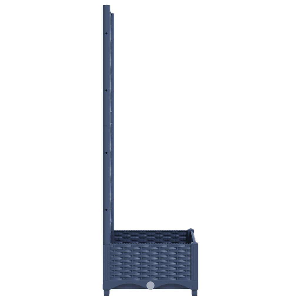 vidaXL Garden Planter | Blue grey | Polypropylene | Large | Planters