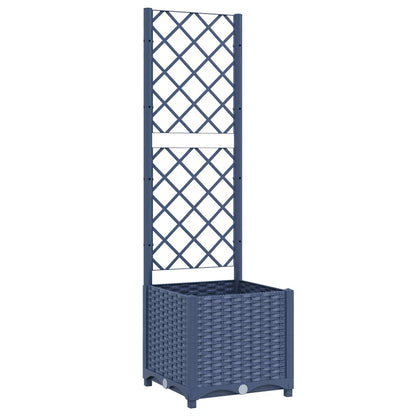 vidaXL Garden Planter | Blue Grey | Polypropylene | Small | Planters