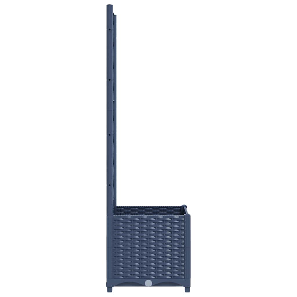 vidaXL Garden Planter | Blue Grey | Polypropylene | Small | Planters
