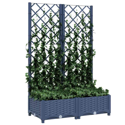 vidaXL Garden Planter | Blue grey | Polypropylene | Large | Planters