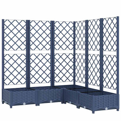 vidaXL Garden Planter | Blue Grey | PP (polypropylene) | Large |  Planters