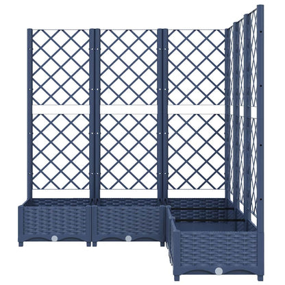vidaXL Garden Planter | Blue Grey | PP (polypropylene) | Large |  Planters
