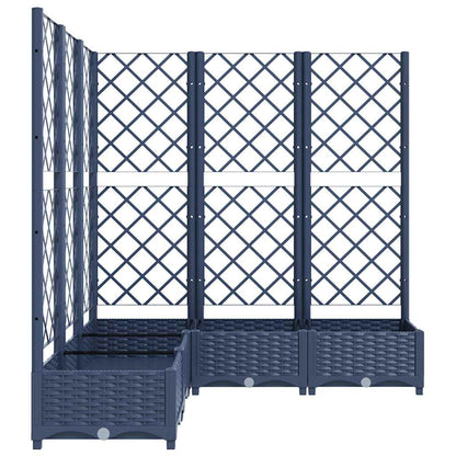 vidaXL Garden Planter | Blue Grey | PP (polypropylene) | Large |  Planters