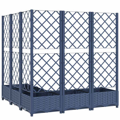 vidaXL Garden Planter | Blue Grey | PP (polypropylene) | Large |  Planters