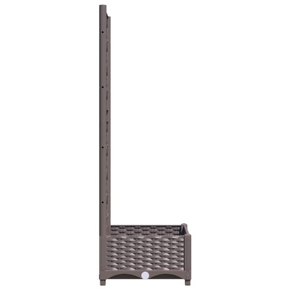 vidaXL Garden Planter | Brown | Polypropylene | Medium | Planters